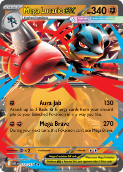Mega Lucario ex #113 Ascended Heroes