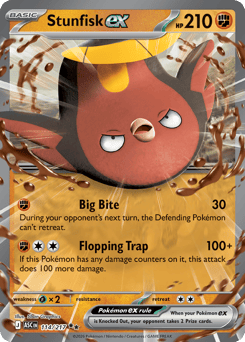 Stunfisk ex #114 Ascended Heroes