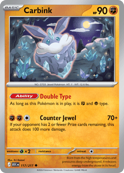 Carbink #117 Ascended Heroes