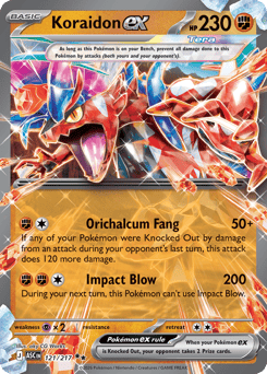 Koraidon ex #121 Ascended Heroes