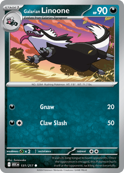 Galarian Linoone #131 Ascended Heroes