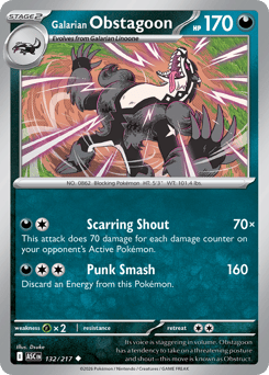 Galarian Obstagoon #132 Ascended Heroes