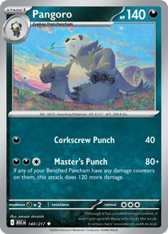 Pangoro #140 Ascended Heroes