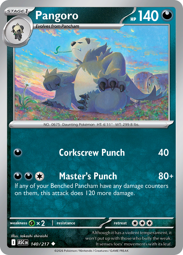 Pangoro #140 Ascended Heroes