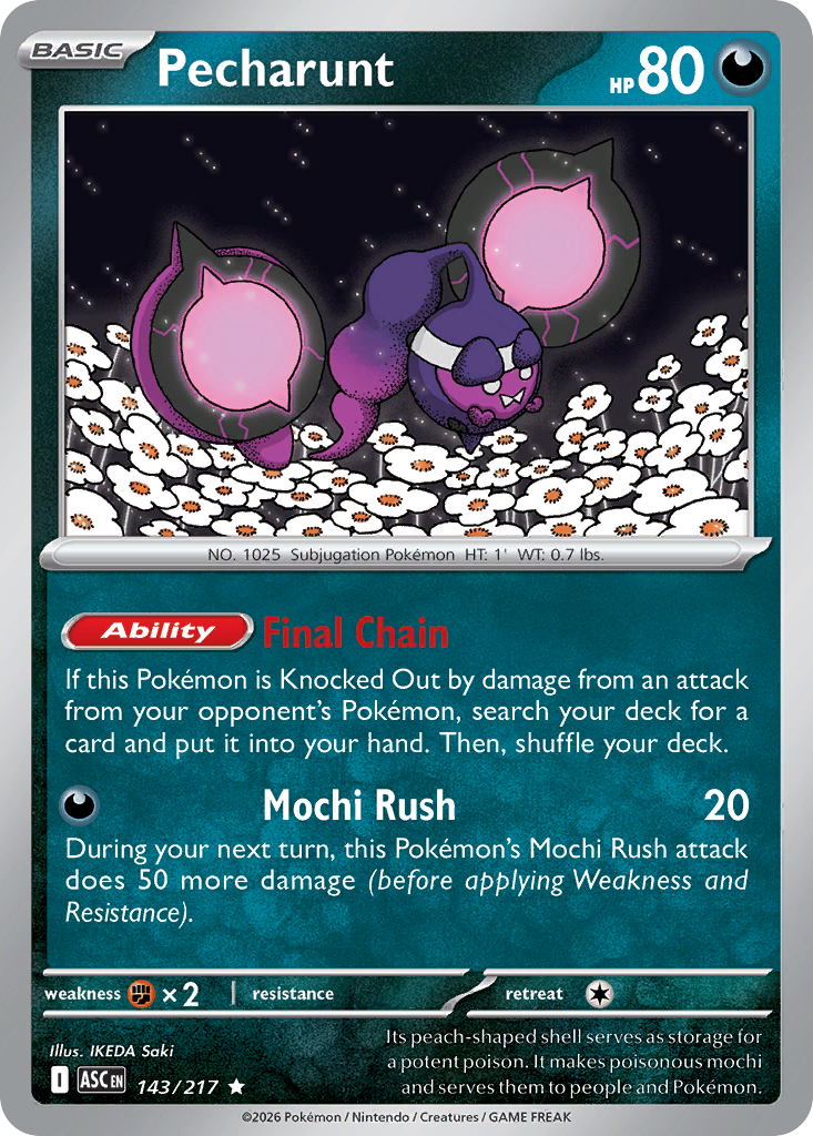 Pecharunt #143 Ascended Heroes