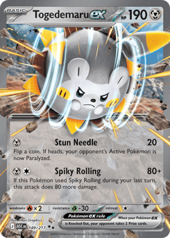 Togedemaru ex #149 Ascended Heroes
