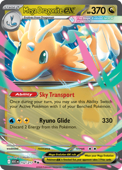 Mega Dragonite ex #152 Ascended Heroes