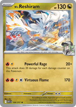 N's Reshiram #154 Ascended Heroes