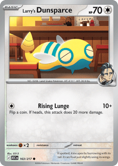 Larry's Dunsparce Ascended Heroes #163