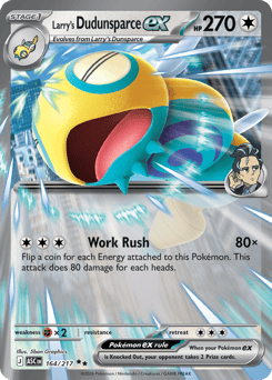 Larry's Dudunsparce ex #164 Ascended Heroes