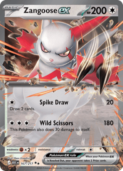 Zangoose ex #167 Ascended Heroes