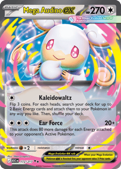Mega Audino ex #172 Ascended Heroes