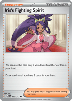 Iris's Fighting Spirit #190 Ascended Heroes