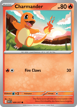 Charmander #20 Ascended Heroes