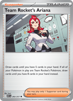 Team Rocket's Ariana #202 Ascended Heroes