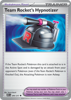 Team Rocket's Hypnotizer #206 Ascended Heroes