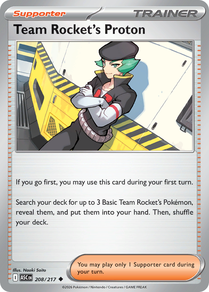 Team Rocket's Proton #208 Ascended Heroes