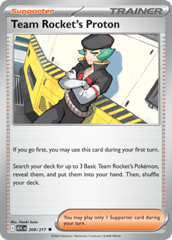 Team Rocket's Proton #208 Ascended Heroes