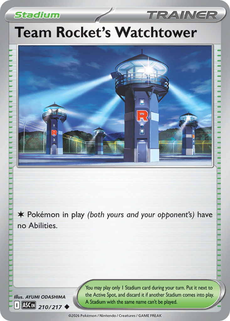 Team Rocket's Watchtower #210 Ascended Heroes