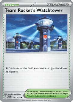 Team Rocket's Watchtower #210 Ascended Heroes