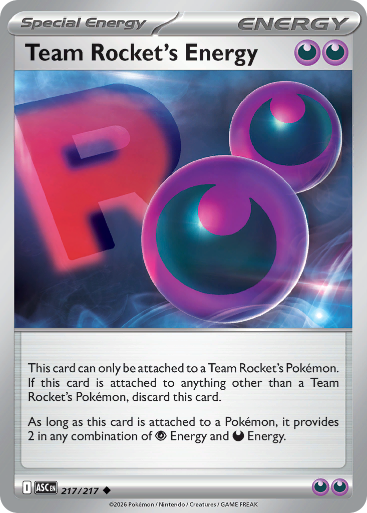 Team Rocket's Energy #217 Ascended Heroes