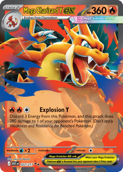 Mega Charizard Y ex #22 Ascended Heroes