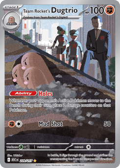 Team Rocket's Dugtrio #239 Ascended Heroes