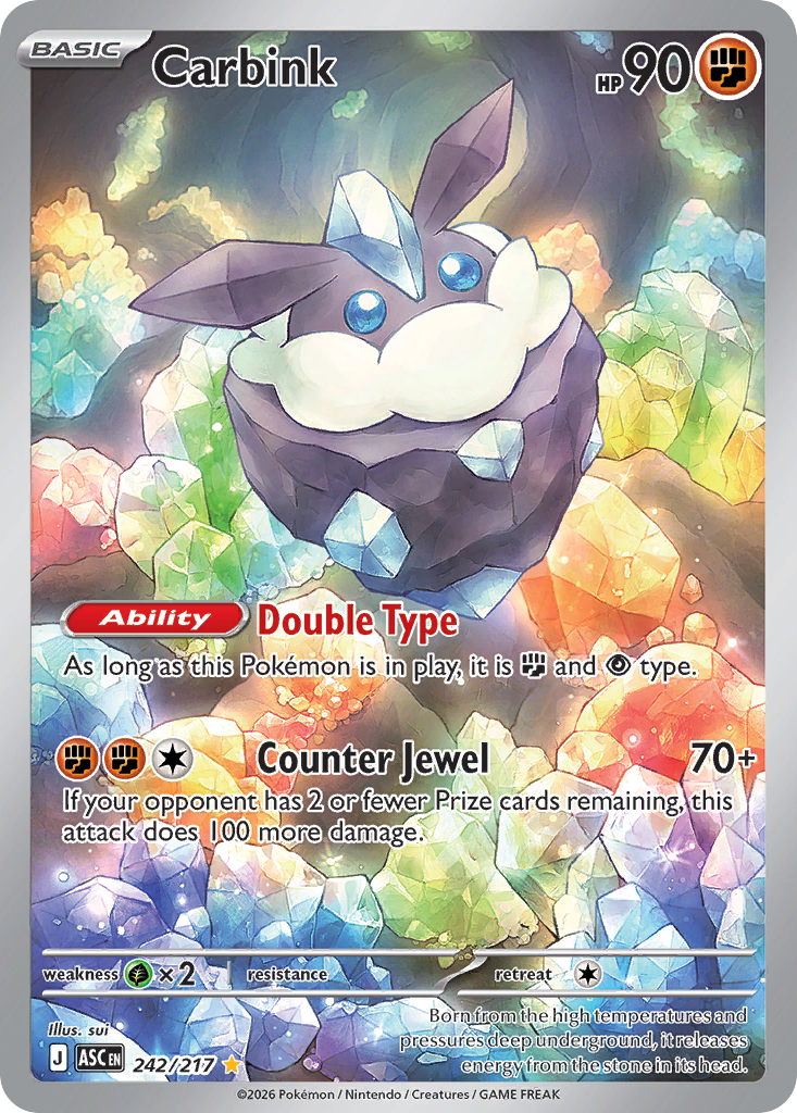 Carbink #242 Ascended Heroes