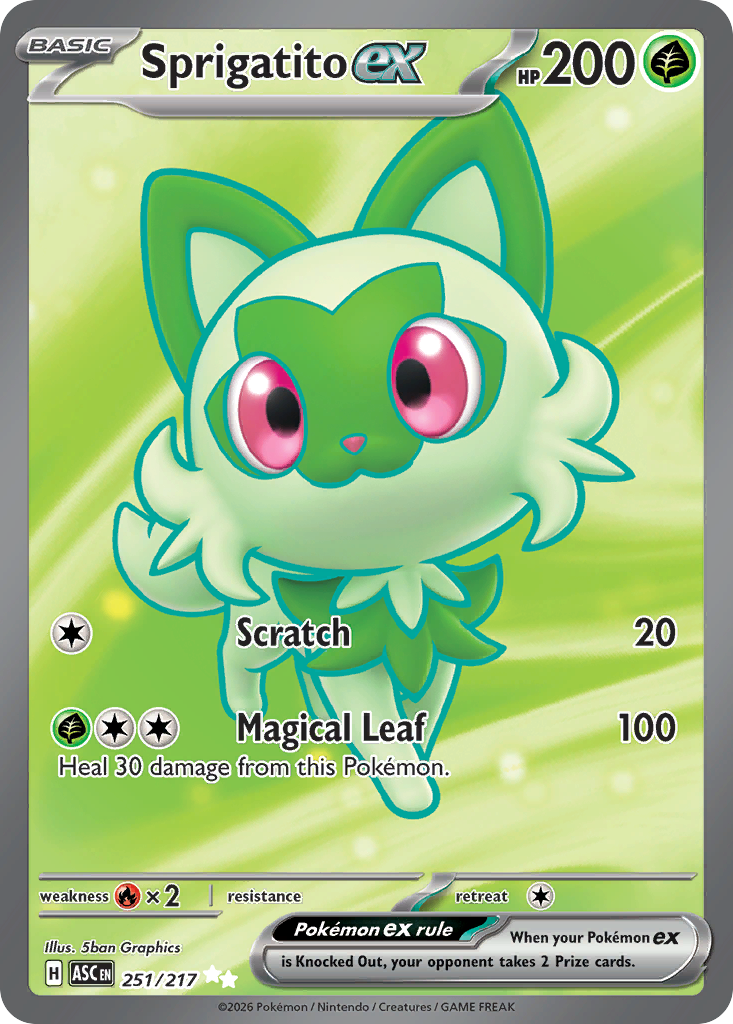 Sprigatito ex #251 Ascended Heroes