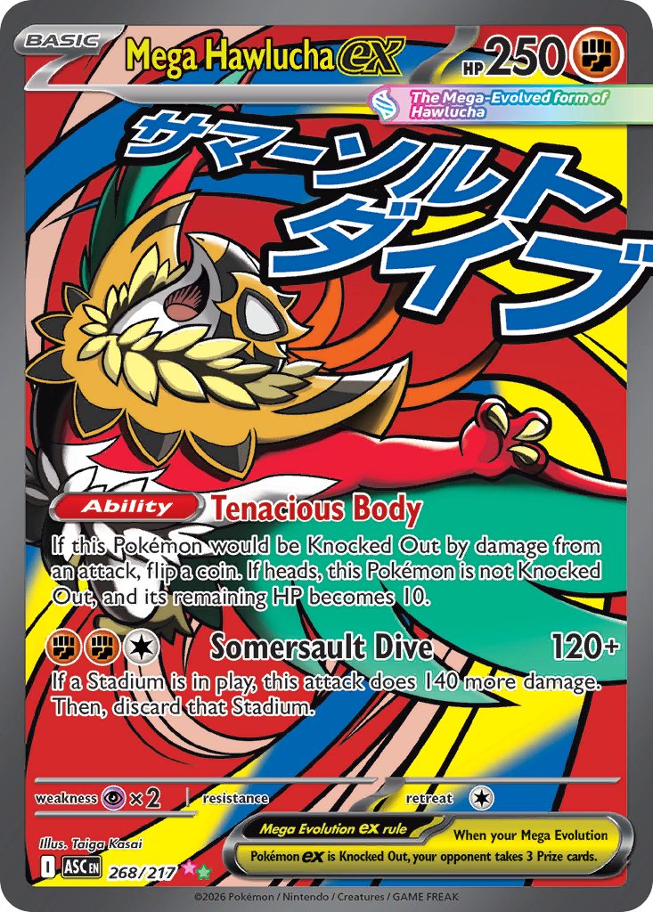 Mega Hawlucha ex #268 Ascended Heroes