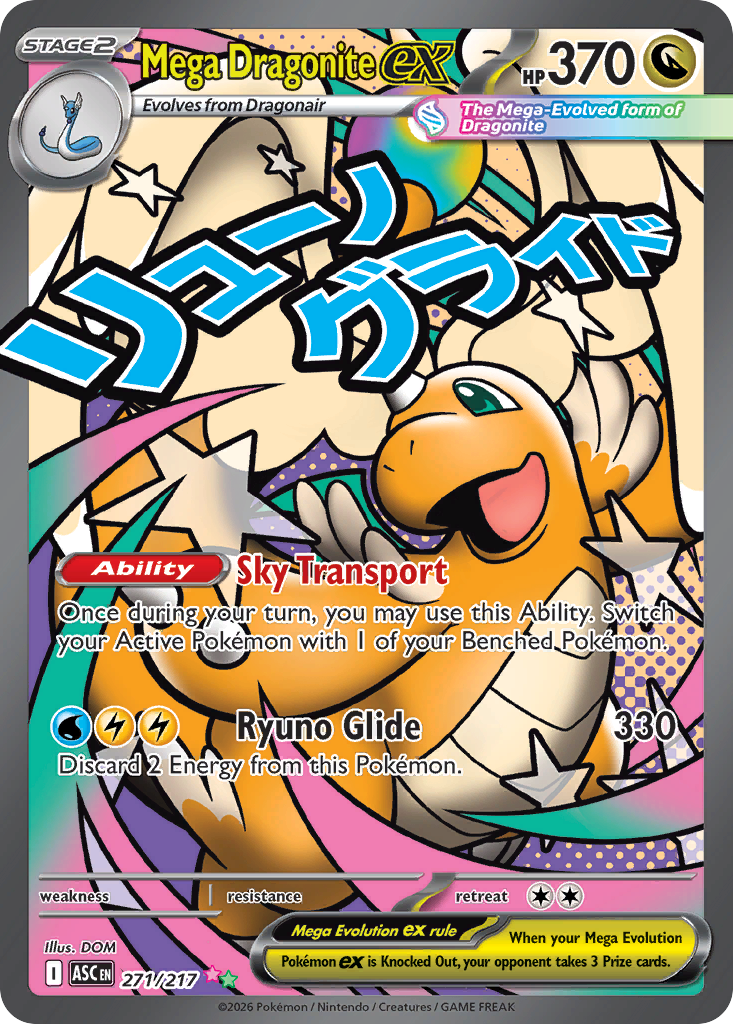 Mega Dragonite ex #271 Ascended Heroes