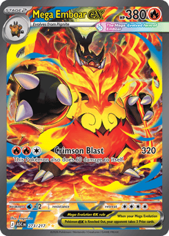 Mega Emboar ex #273 Ascended Heroes