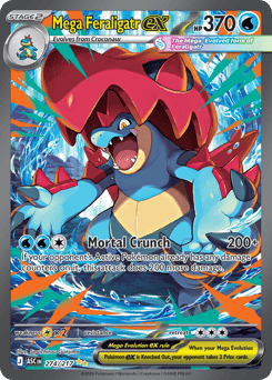 Mega Feraligatr ex #274 Ascended Heroes