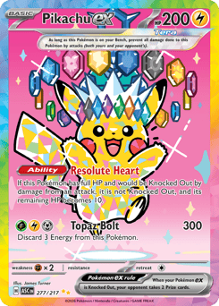 Pikachu ex #277 Ascended Heroes