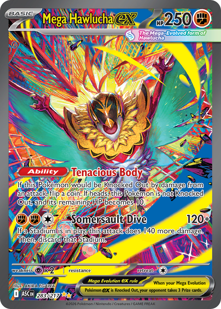 Mega Hawlucha ex #283 Ascended Heroes