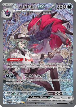 N's Zoroark ex #286 Ascended Heroes