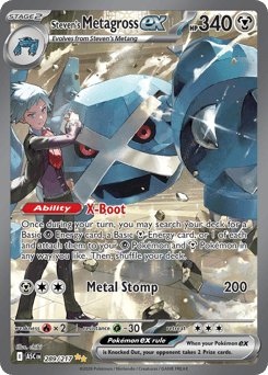 Steven's Metagross ex #289 Ascended Heroes