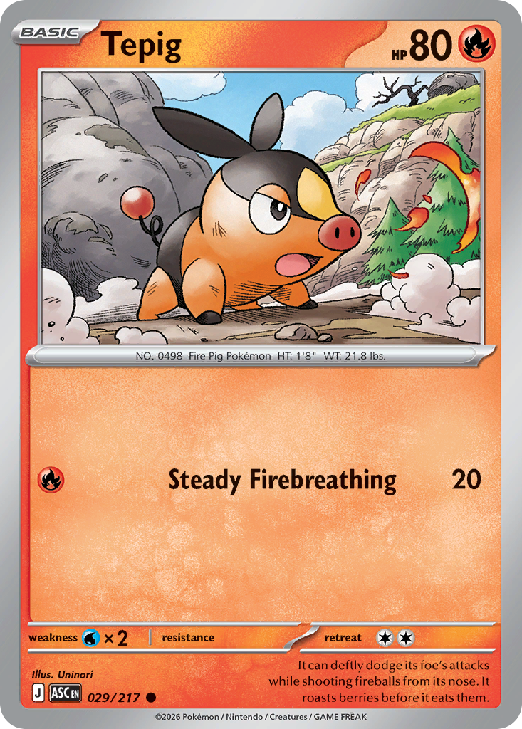 Tepig #29 Ascended Heroes