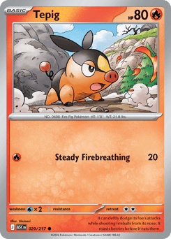 Tepig #29 Ascended Heroes
