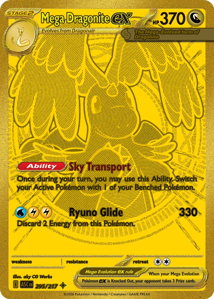 Mega Dragonite ex #295 Ascended Heroes