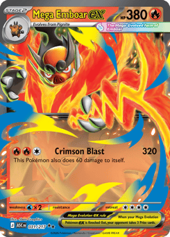 Mega Emboar ex #31 Ascended Heroes