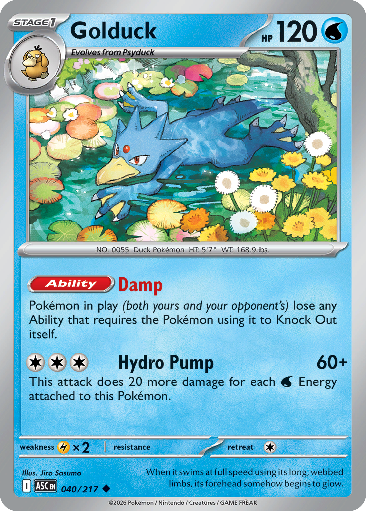 Golduck #40 Ascended Heroes