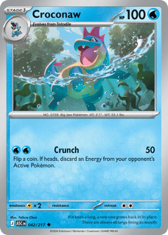 Croconaw #42 Ascended Heroes