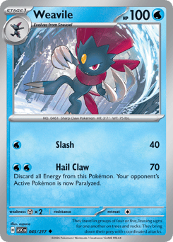 Weavile #45 Ascended Heroes