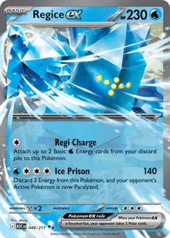 Regice ex #48 Ascended Heroes