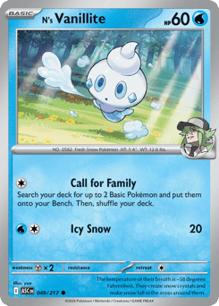 N's Vanillite #49 Ascended Heroes