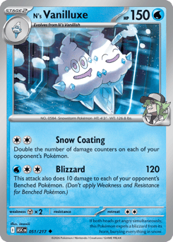 N's Vanilluxe #51 Ascended Heroes