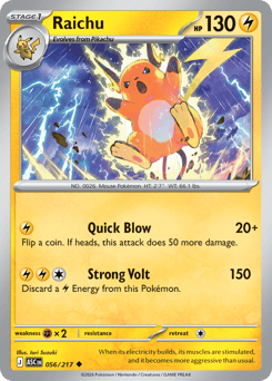 Raichu #56 Ascended Heroes