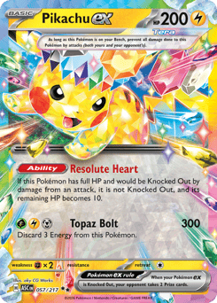 Pikachu ex #57 Ascended Heroes