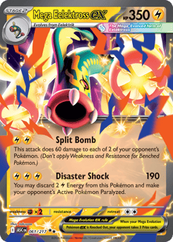 Mega Eelektross ex #61 Ascended Heroes